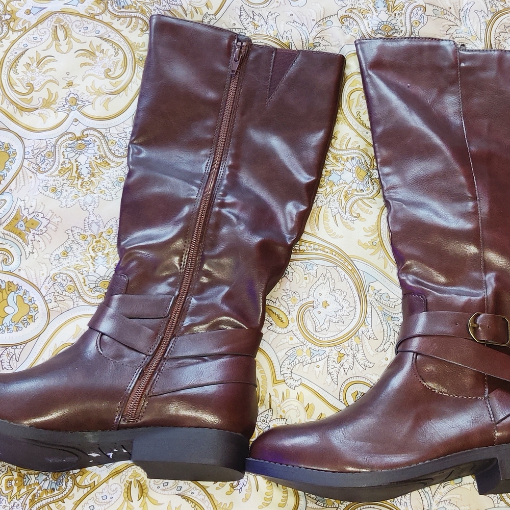 Women's Brown Leather Boots